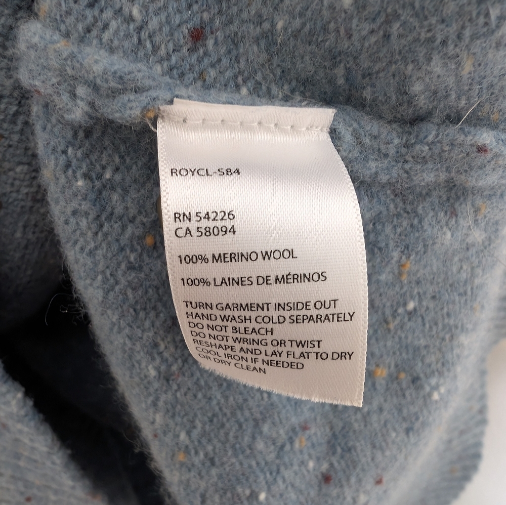 💘 Royal Robbins merino wool button front cardigan L - Picture 11 of 12